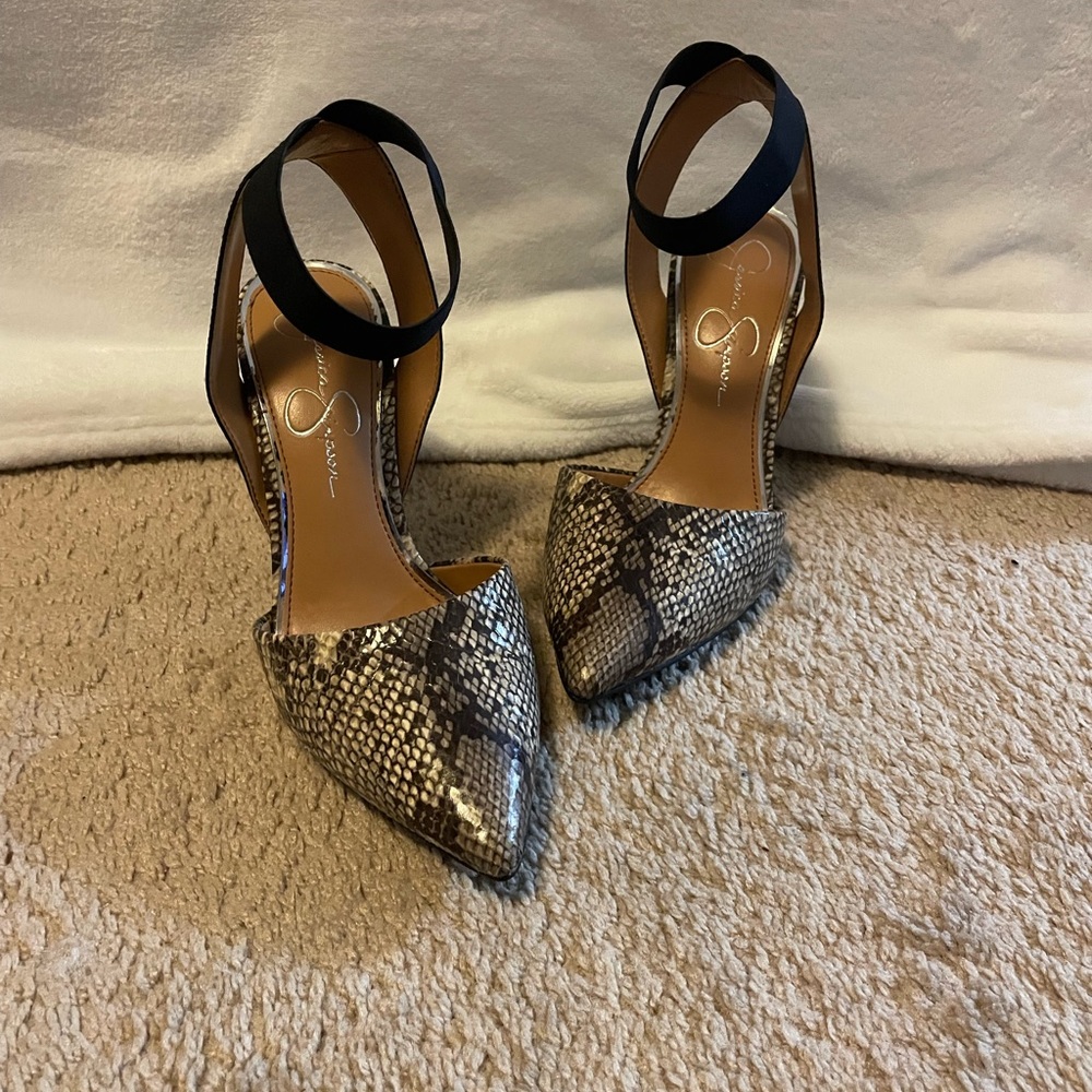Jessica Simpson Snakeskin Heels